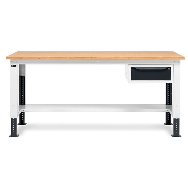 Vendita online Banco Work Up 2001 piano Multiplex mm.2000x750x732/1107H - Grigio RAL7035+RAL7016